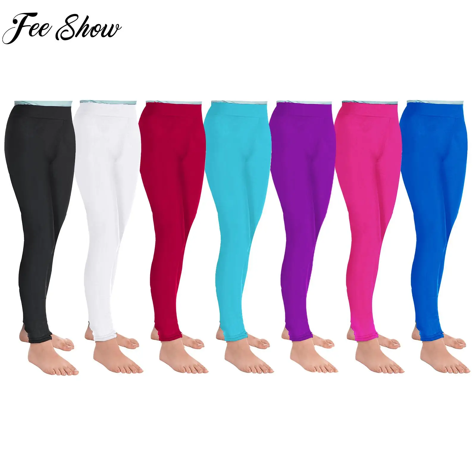 Kids Figure Ice Skating Roller Skating Costume Girls Elastic Waistband Stretchy Long Pants Athletic Leggings for Casual Sports 
Kids Figure Ice Skating Roller Skating Costume Girls Elastic Waistband Stretchy Long Pants Athletic Leggings for Casual Sports