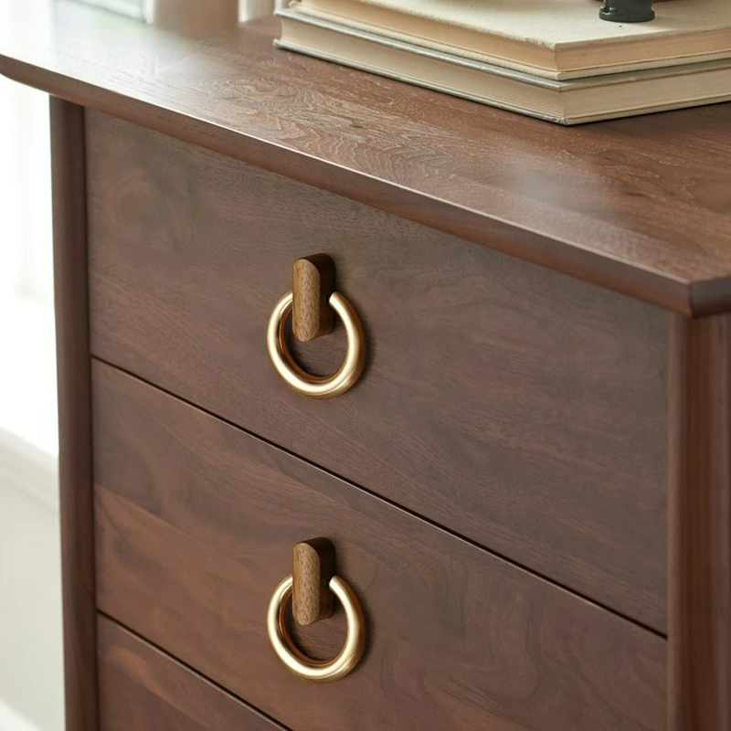 New Chinese Retro Wooden Pull Ring Bedside Table Drawer TV Cabinet Tea Table Cabinet Furniture Cabinet Handle
New Chinese Retro Wooden Pull Ring Bedside Table Drawer TV Cabinet Tea Table Cabinet Furniture Cabinet Handle