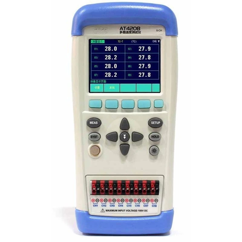 AT4202/AT4204/AT4208 Handheld Multi-channel Temperature Tester
AT4202/AT4204/AT4208 Handheld Multi-channel Temperature Tester
