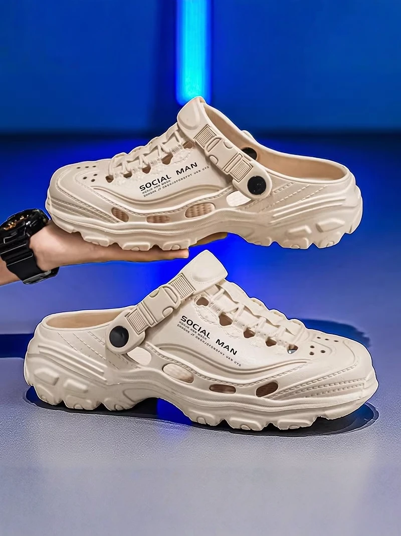 Men's Summer Casual Thick Bottom Sandals Breathable Anti-Odor Slip-On Beach Shoes Wear-Resistant Driving Two-Way Wear
Men's Summer Casual Thick Bottom Sandals Breathable Anti-Odor Slip-On Beach Shoes Wear-Resistant Driving Two-Way Wear