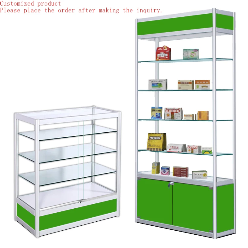 Custom.Pharmacy Furniture Shop Counter for Medicine Store Design Pharmacy showcase
Custom.Pharmacy Furniture Shop Counter for Medicine Store Design Pharmacy showcase