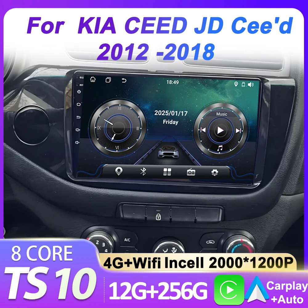Wireless Android Auto Car Radio Player For KIA Ceed Cee'd 2 JD 2012 - 2018 8 Core AutoMotive CarPlay Monitor Touch Screen Wifi
Wireless Android Auto Car Radio Player For KIA Ceed Cee'd 2 JD 2012 - 2018 8 Core AutoMotive CarPlay Monitor Touch Screen Wifi