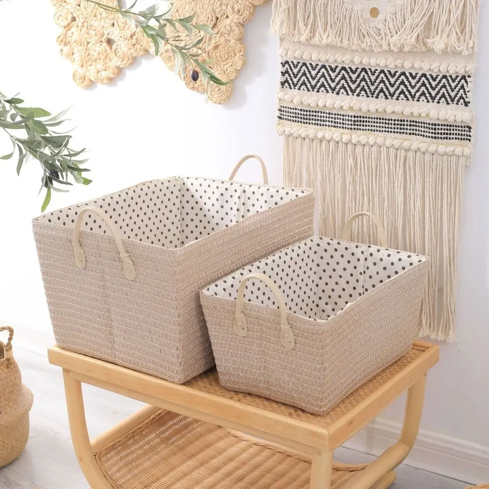 Large Capacity Woven Storage Basket Foldable Space Saving Dirty Laundry Basket with Handle Moisture-proof Laundry Hamper
Large Capacity Woven Storage Basket Foldable Space Saving Dirty Laundry Basket with Handle Moisture-proof Laundry Hamper