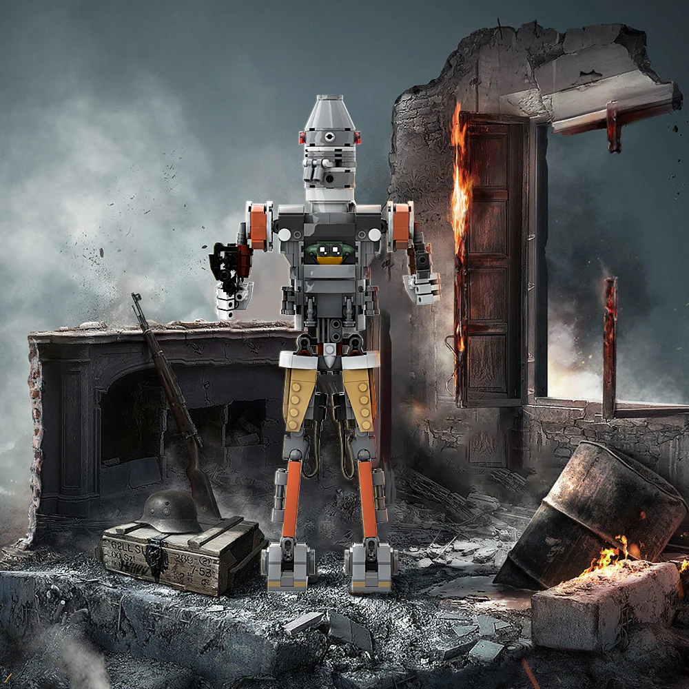 MOC IG-12 Building Block Movie Figure Design Creative Building Block Robot Model Brick Educational Toys For Kid Birthday Gifts
MOC IG-12 Building Block Movie Figure Design Creative Building Block Robot Model Brick Educational Toys For Kid Birthday Gifts