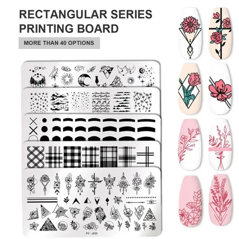 Nail Stamping Plates Stainless Steel Nail Idea Nail Art Image Printing Plate Blue Film Steel Plate Nail Stencil Tools
Nail Stamping Plates Stainless Steel Nail Idea Nail Art Image Printing Plate Blue Film Steel Plate Nail Stencil Tools