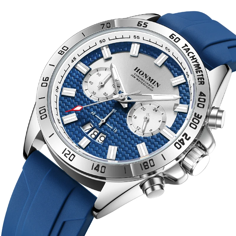 Personalized Trendy Motorcycle Men's Watch Multi functional Sports Timing Quartz Watch Deep Waterproof Men's Watch
Personalized Trendy Motorcycle Men's Watch Multi functional Sports Timing Quartz Watch Deep Waterproof Men's Watch