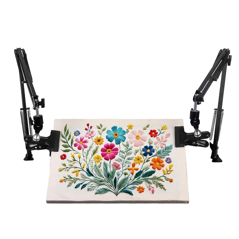 Versatile 2Pc Adjustable Embroidery Hoop Stand Hand Embroidery Hoop Stand Metal Embroidery Lap Stand Folding Hand Embroidery Sta
Versatile 2Pc Adjustable Embroidery Hoop Stand Hand Embroidery Hoop Stand Metal Embroidery Lap Stand Folding Hand Embroidery Sta