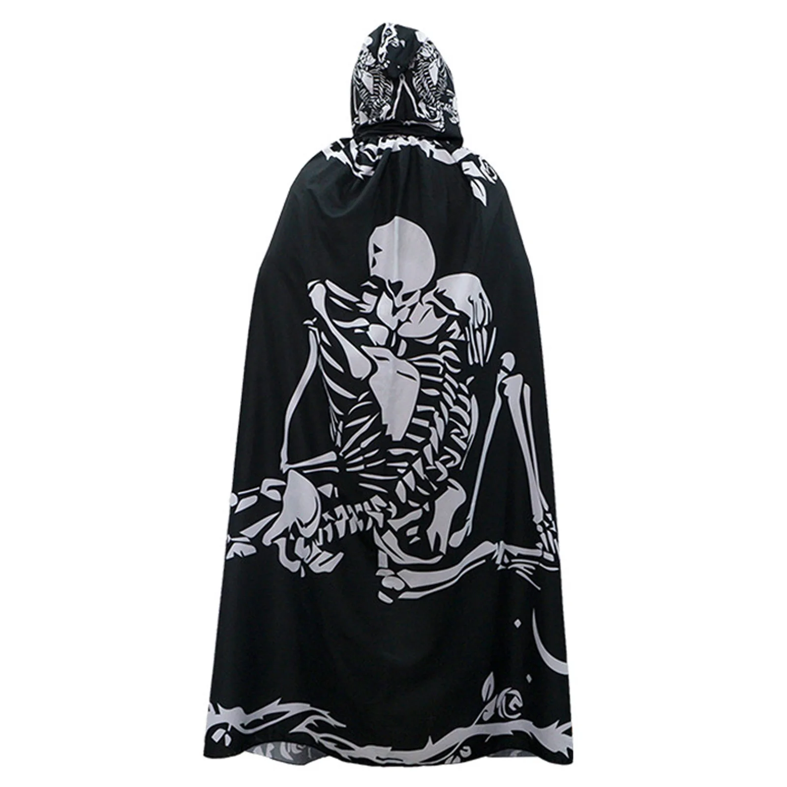 1Pc Halloween Scary Printed Hooded Cloaks Skeleton Print Cloak Halloween Accessory Cape Party Cosplay Hooded Robe for Men Women
1Pc Halloween Scary Printed Hooded Cloaks Skeleton Print Cloak Halloween Accessory Cape Party Cosplay Hooded Robe for Men Women