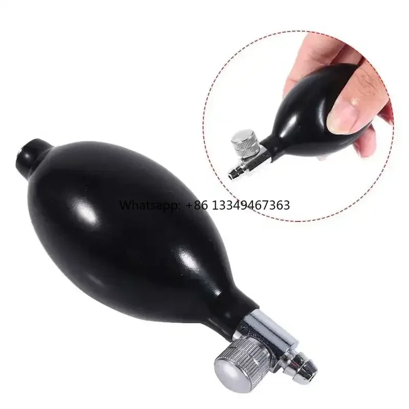 Replacement Black Manual Inflation Pressure Latex Bulb With Release Valve for Sphygmomanometer Pressure Supervise
Replacement Black Manual Inflation Pressure Latex Bulb With Release Valve for Sphygmomanometer Pressure Supervise