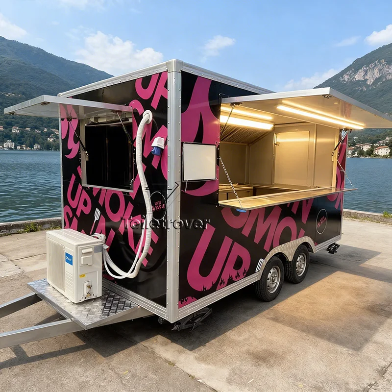 Wholesale Fully Equipped Food Truck Kitchen Trailer Coffee Food Truck Glace Mobile Custom Food Truck Trailer for Bakery
Wholesale Fully Equipped Food Truck Kitchen Trailer Coffee Food Truck Glace Mobile Custom Food Truck Trailer for Bakery