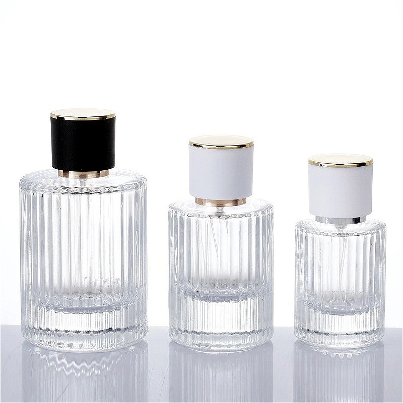 30/50/100ml Ribbed Cylinder Glass Perfume Spray Bottle, Screw Thread Fine Mist Atomizer, Empty Refillable Travel Container
30/50/100ml Ribbed Cylinder Glass Perfume Spray Bottle, Screw Thread Fine Mist Atomizer, Empty Refillable Travel Container