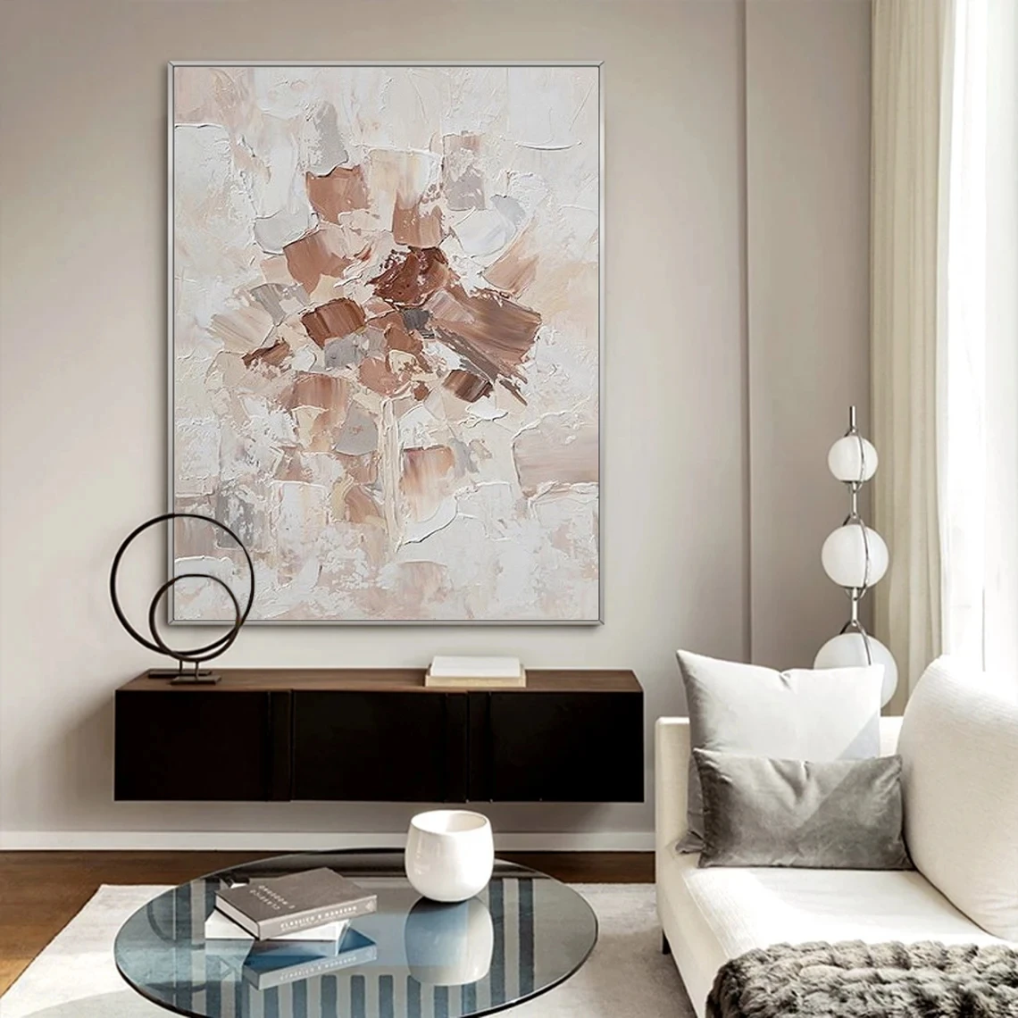 3D Textured Painting Beige and White Acrylic Painting Heavy Texture Artwork Modern Abstract Painting Living Room Minimalist Art
3D Textured Painting Beige and White Acrylic Painting Heavy Texture Artwork Modern Abstract Painting Living Room Minimalist Art