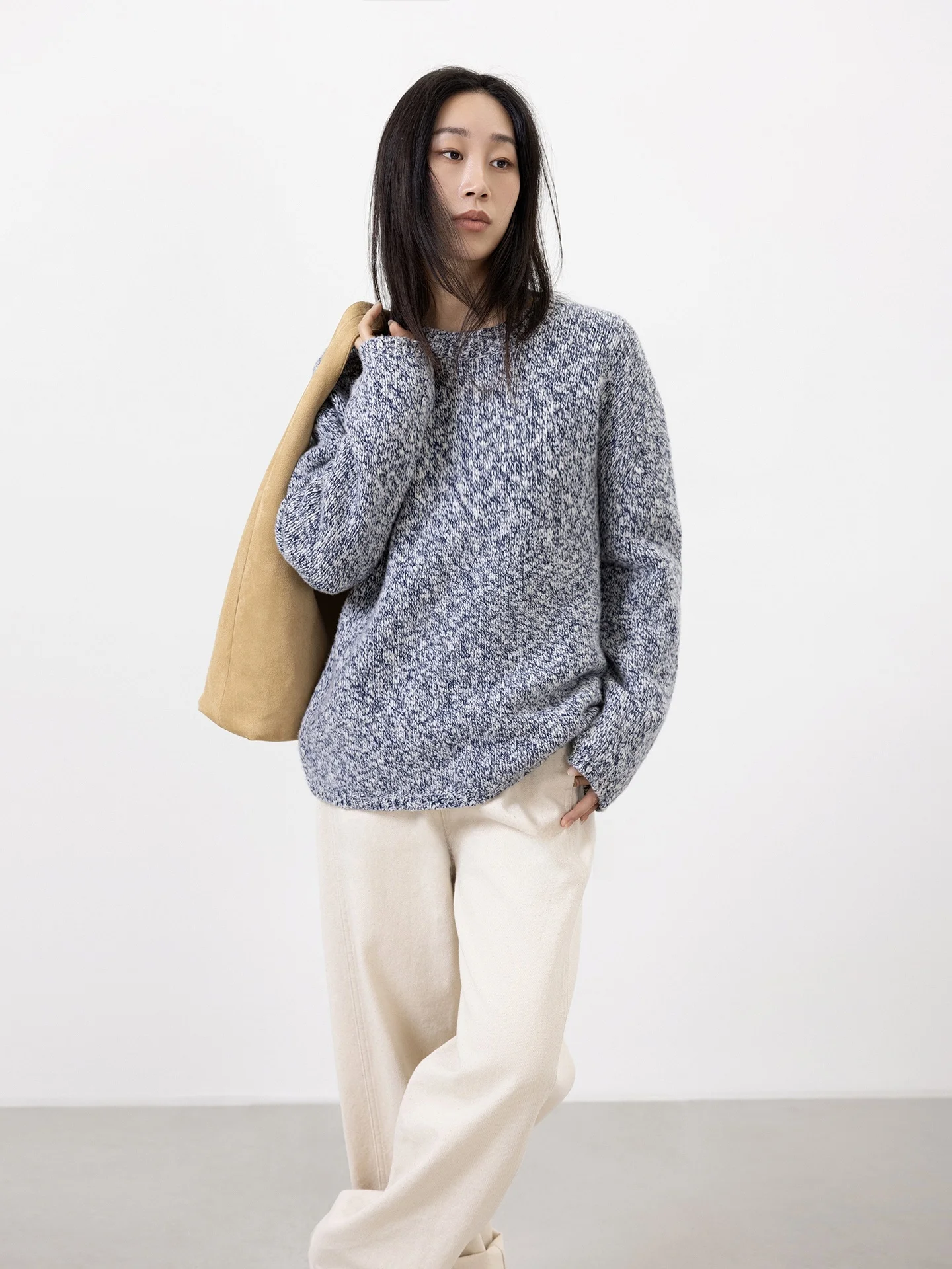 Seei Women's Thiened Warm round Ne Knitted Sweater Retro Sle 00 Woolen Knitwear Soft Long Sve Winter Faion
Seei Women's Thiened Warm round Ne Knitted Sweater Retro Sle 00 Woolen Knitwear Soft Long Sve Winter Faion