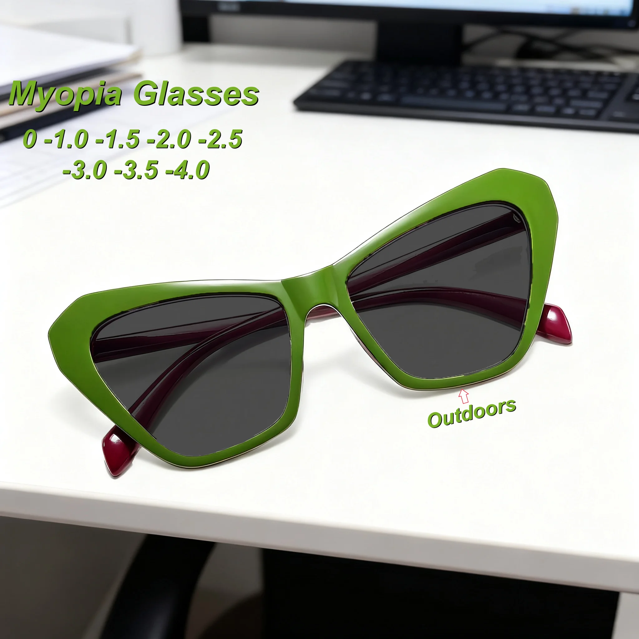 New Fashionable Personalized Color Blocked Cat Eye Women's Myopia Glasses Outdoor Neutral High Quality Anti Blue Light Glasses
New Fashionable Personalized Color Blocked Cat Eye Women's Myopia Glasses Outdoor Neutral High Quality Anti Blue Light Glasses