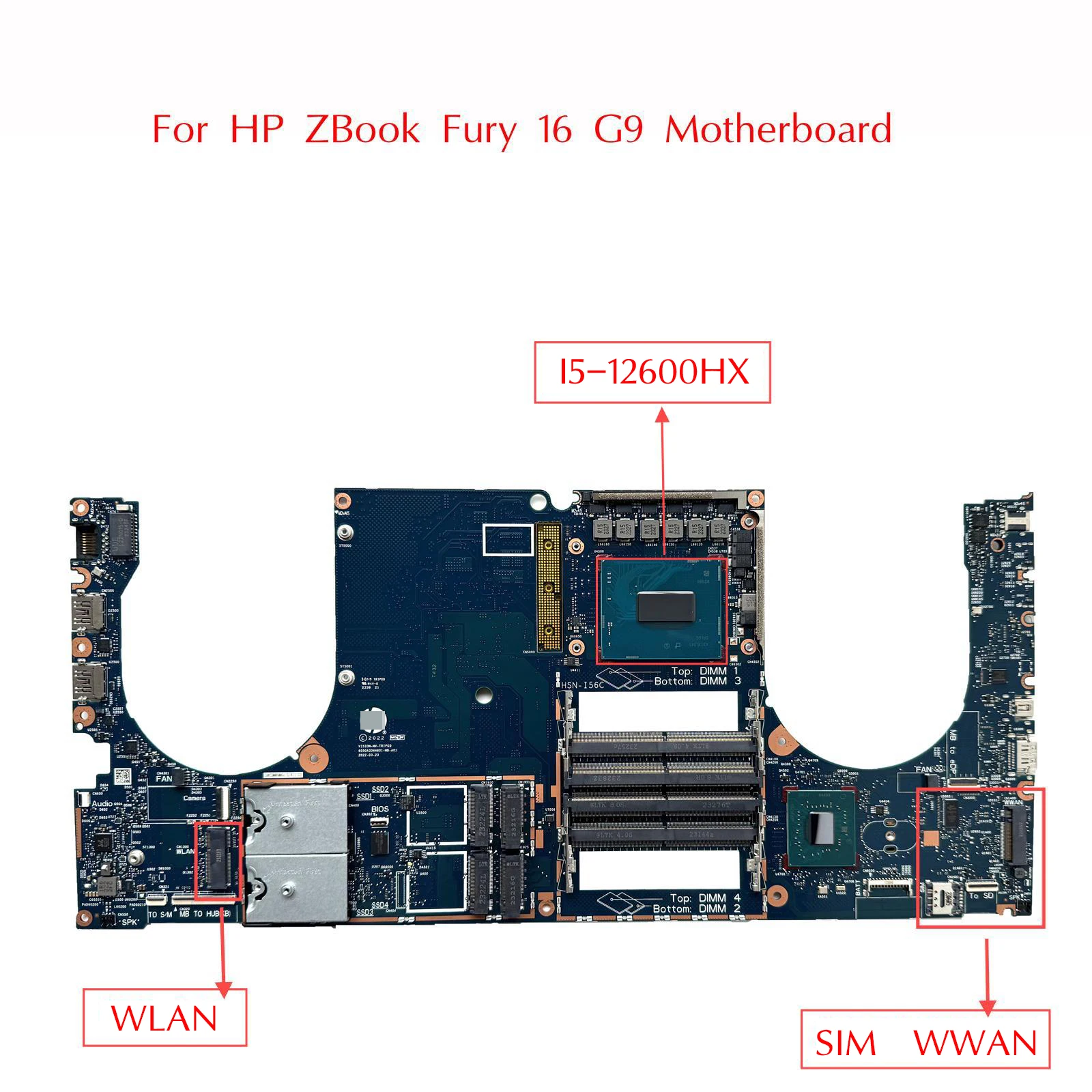 N19194-601 используется для материнской платы HP ZBook Fury 16 G9 HSN-I56C 6050A 3344601 -MB-A01 С слотом для памяти I5-12600HX DDR5, 100% протестировано
N19194-601 используется для материнской платы HP ZBook Fury 16 G9 HSN-I56C 6050A 3344601 -MB-A01 С слотом для памяти I5-12600HX DDR5, 100% протестировано
