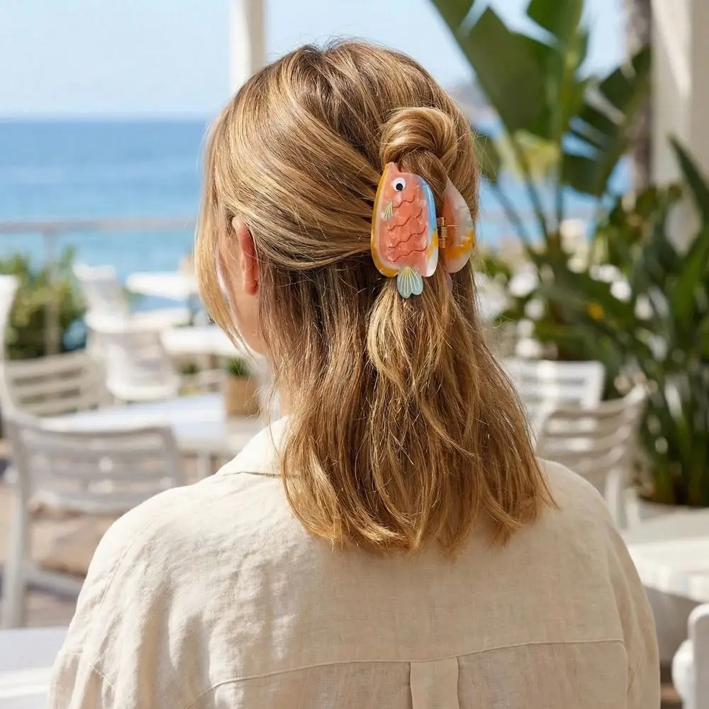 Sweet Hairpin Ocean Fish Hair Claw Colorful Acetic Acid Marine Animals Hair Clip Acetate Goldfish Fish Grab Clip Female
Sweet Hairpin Ocean Fish Hair Claw Colorful Acetic Acid Marine Animals Hair Clip Acetate Goldfish Fish Grab Clip Female