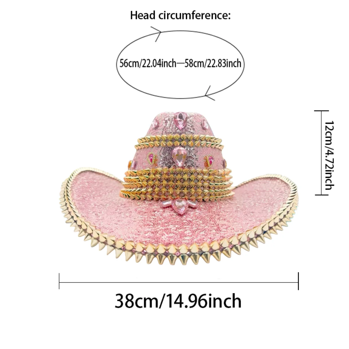 Rhinestone Cowboy Hat Luxury Top Hat for Women Men Party Festival Accessories Country Music Concert Cowgirl Headwear
Rhinestone Cowboy Hat Luxury Top Hat for Women Men Party Festival Accessories Country Music Concert Cowgirl Headwear