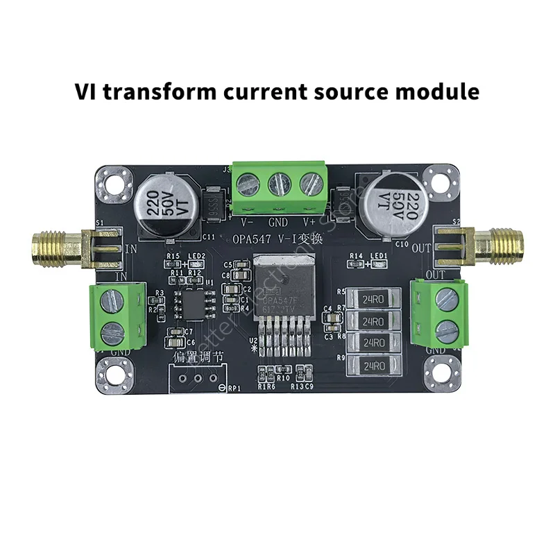 OPA547 Howland Voltage-controlled AC/DC constant current source VI transform current source module LED driver
OPA547 Howland Voltage-controlled AC/DC constant current source VI transform current source module LED driver