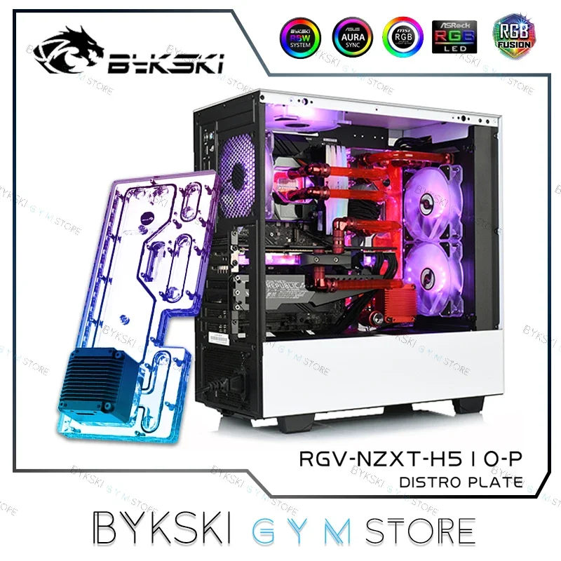 Bykski Distro Plate For NZXT H510 Flow Case,Waterway Board kit With DDC Pump,G1/4" Tank Water Cooling Reservoir RGV-NZXT-H510-P
Bykski Distro Plate For NZXT H510 Flow Case,Waterway Board kit With DDC Pump,G1/4" Tank Water Cooling Reservoir RGV-NZXT-H510-P