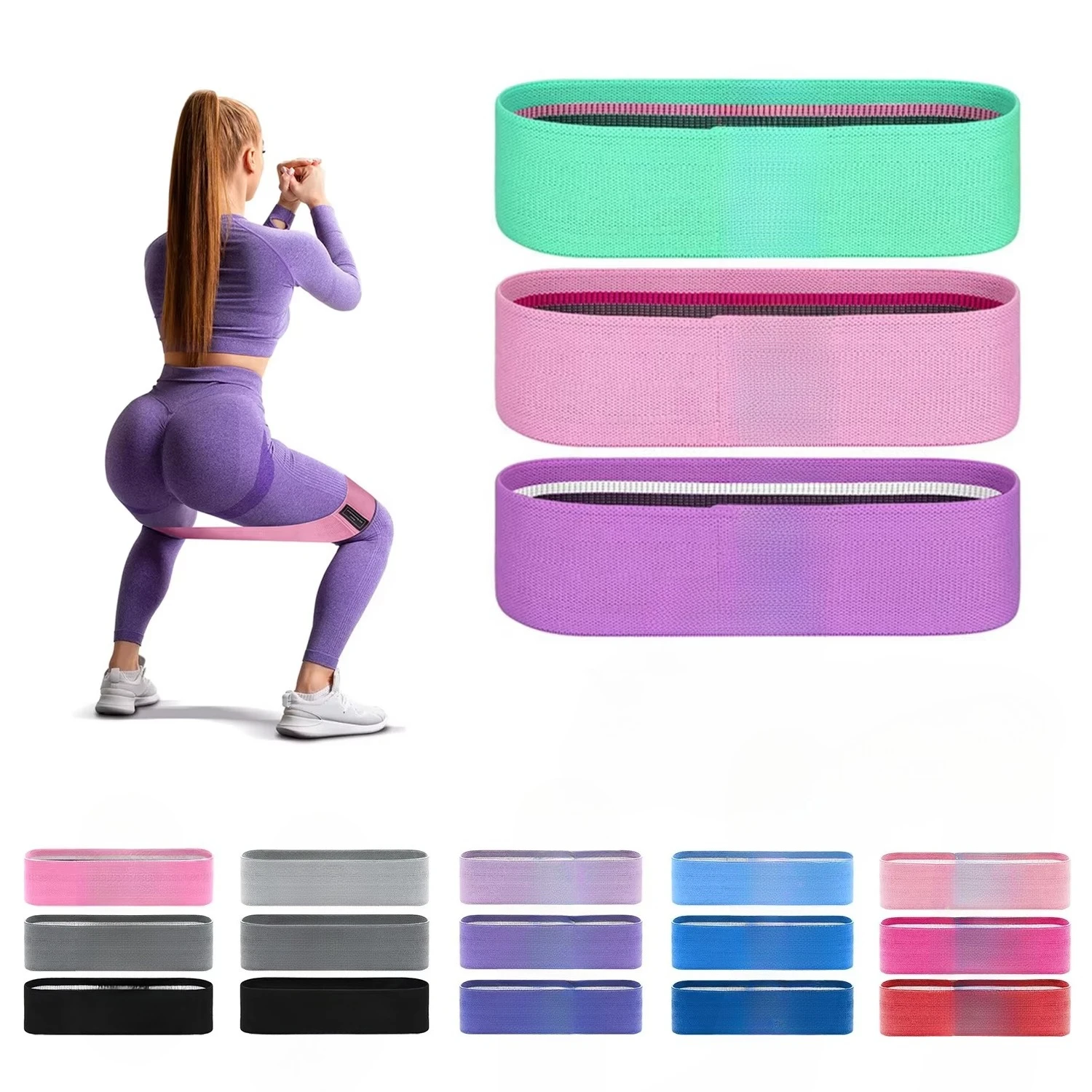 Factory Fabric Polyester Resistance Belt Custom Yoga Buttocks Booty Belt Workout Home Gym Belt Gym Equipment SML
Factory Fabric Polyester Resistance Belt Custom Yoga Buttocks Booty Belt Workout Home Gym Belt Gym Equipment SML