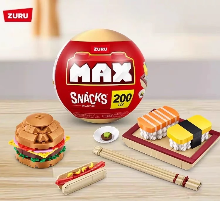 ZURU Max Food Series Building Blocks Ball Assembly Blind Box Toy Gift
ZURU Max Food Series Building Blocks Ball Assembly Blind Box Toy Gift