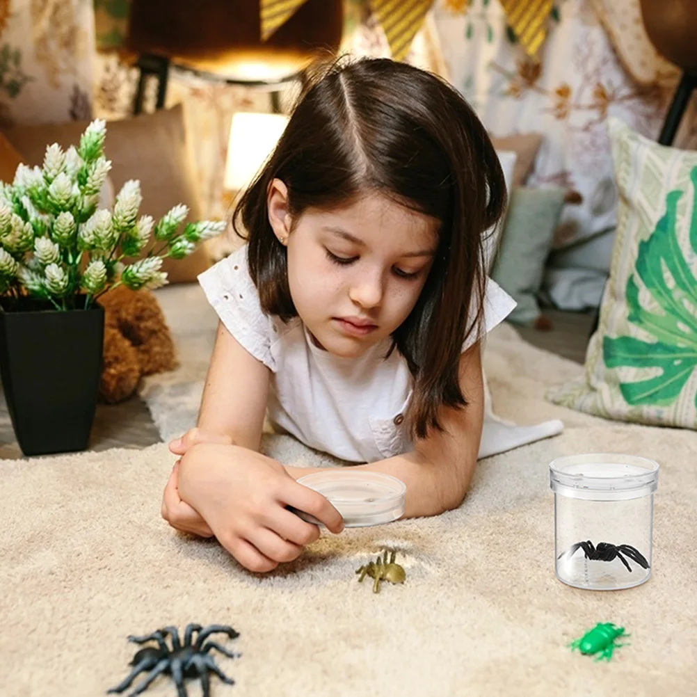 12 Pcs Insect Observation Cup Bug Catcher Viewer Transparent Plastic Container Critter Magnifying Box Tool for Kids Household
12 Pcs Insect Observation Cup Bug Catcher Viewer Transparent Plastic Container Critter Magnifying Box Tool for Kids Household