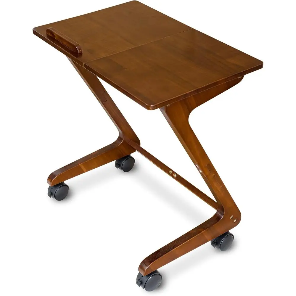 Caster Wheels TV Tray Table, Solid Rubberwood End Table, Laptop Desk with Removable Snack Tray, Ideal for Living and Bedroom, in
Caster Wheels TV Tray Table, Solid Rubberwood End Table, Laptop Desk with Removable Snack Tray, Ideal for Living and Bedroom, in