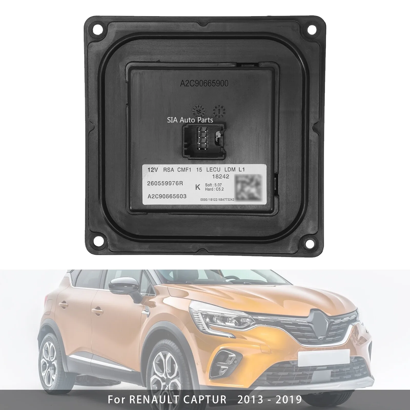Модуль блока управления балластом автомобильных светодиодных фар для Renault Megane Captur 2013-2019, ходовые дневные фары A2C90665603 260559976R
Модуль блока управления балластом автомобильных светодиодных фар для Renault Megane Captur 2013-2019, ходовые дневные фары A2C90665603 260559976R