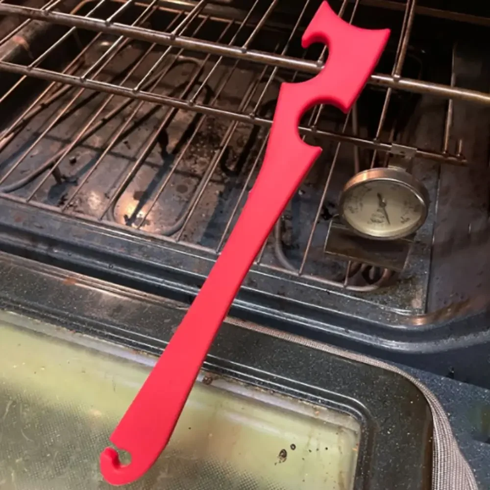 2pcs Long Handle Oven Push-pull Rod Anti-scalding Heat Resistant Baking Tray Push-pull Stick Professional Red
2pcs Long Handle Oven Push-pull Rod Anti-scalding Heat Resistant Baking Tray Push-pull Stick Professional Red