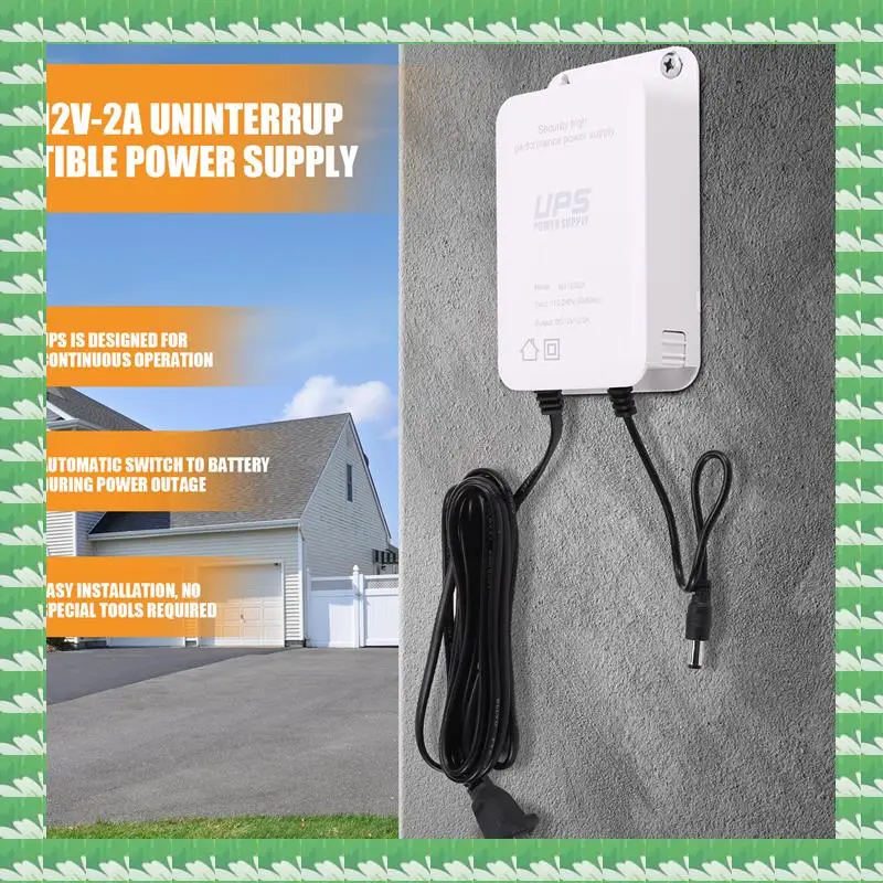 12V-2A Uninterruptible Power Supply UPS Battery Backup Interface Security Camera UPS Battery Backup Protector US PLUG
12V-2A Uninterruptible Power Supply UPS Battery Backup Interface Security Camera UPS Battery Backup Protector US PLUG