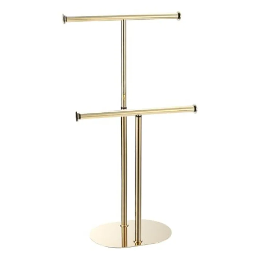 FreeStanding Towel Rack Stainless Steel 2 Tiers Weighted Base Bathroom Towel Holder Stand Rust-Resistant Stainless Steel Standi
FreeStanding Towel Rack Stainless Steel 2 Tiers Weighted Base Bathroom Towel Holder Stand Rust-Resistant Stainless Steel Standi
