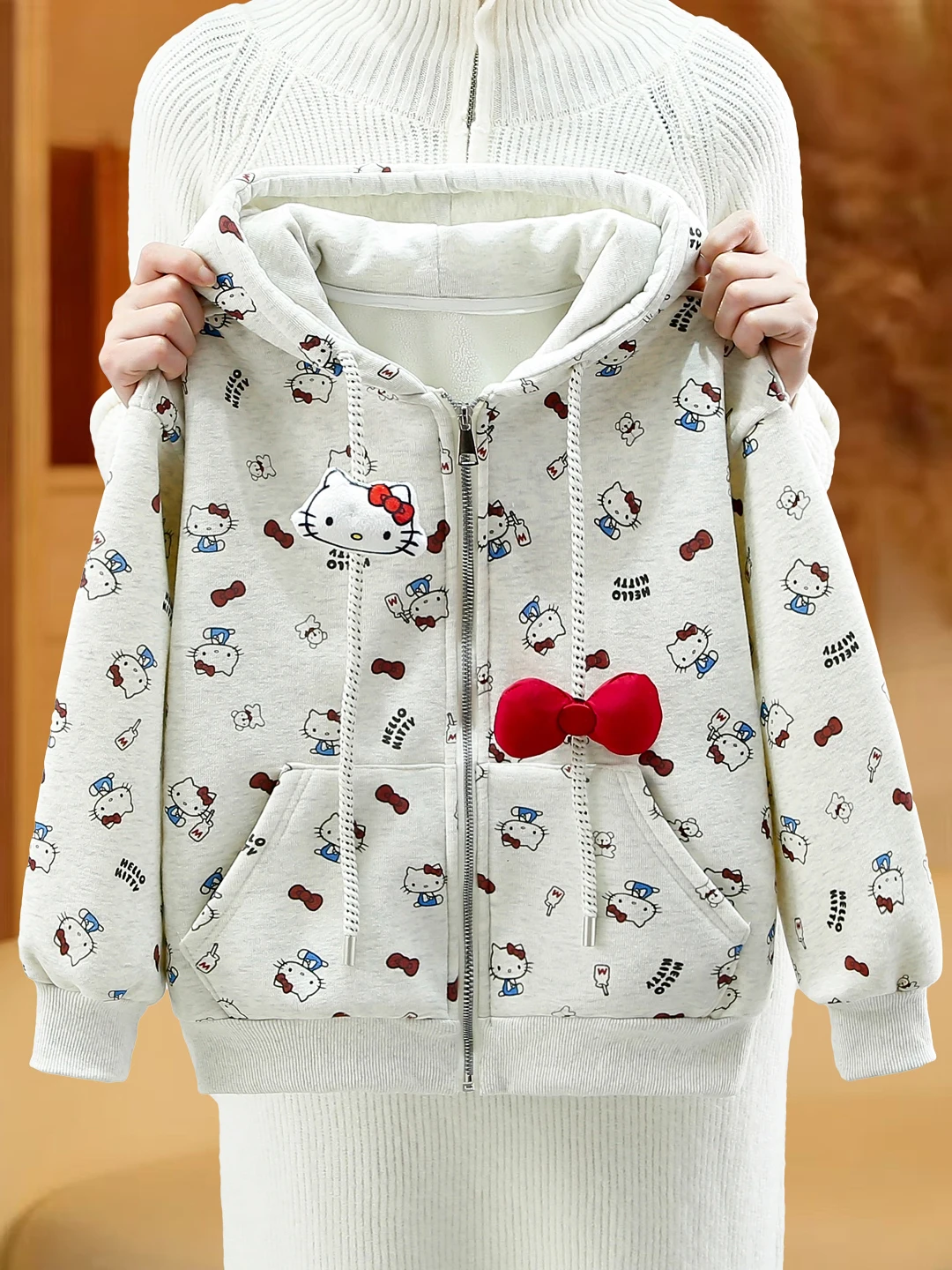 Comfortable Printed Hooded Jaet for Girls Casual Versatile Cartoon Top Spring 2026 Cotton Stand Fit Long Sve Zipper
Comfortable Printed Hooded Jaet for Girls Casual Versatile Cartoon Top Spring 2026 Cotton Stand Fit Long Sve Zipper