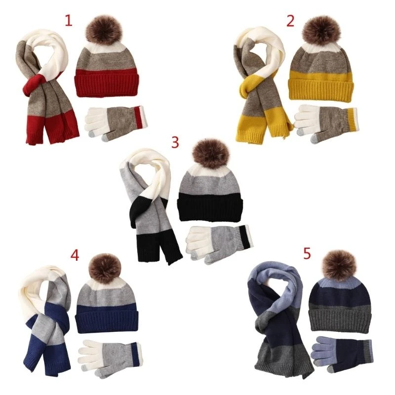 Kids Winter Hat Gloves Scarf Set Girls Toddler Children Hat Beanie with Poms Kids Hat Scarf & Gloves Set for 8-15 Years G2TD
Kids Winter Hat Gloves Scarf Set Girls Toddler Children Hat Beanie with Poms Kids Hat Scarf & Gloves Set for 8-15 Years G2TD