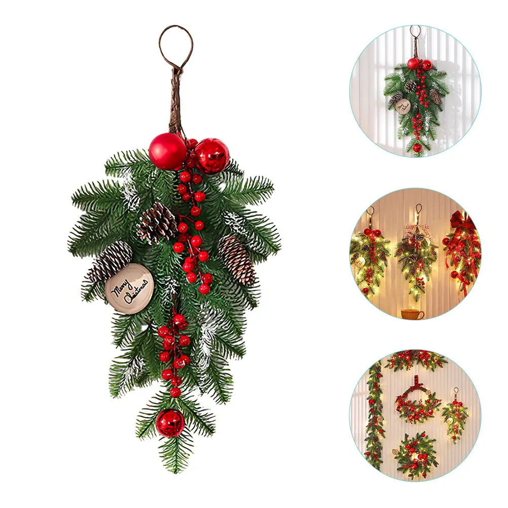 Premium Pet Christmas Swag Teardrop Stair Door Wall Hanging Decor for Fireplace Windowsill Garden Xmas Wreath Ornament
Premium Pet Christmas Swag Teardrop Stair Door Wall Hanging Decor for Fireplace Windowsill Garden Xmas Wreath Ornament