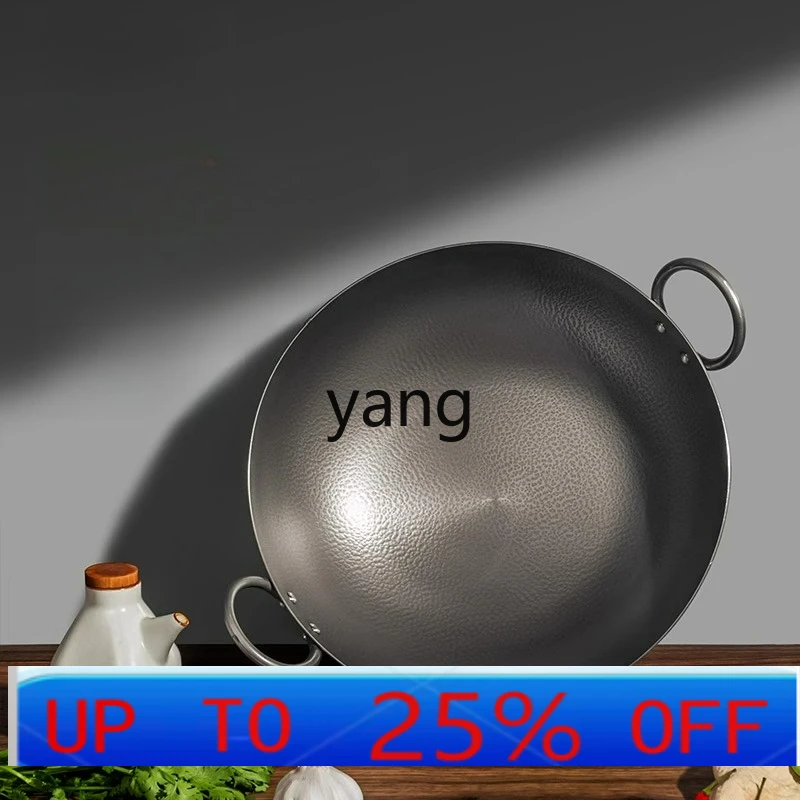 LM Forged Hammer Pure Titanium Pot Household Binaural Round Bottom Wok Uncoated Non-Stick Pot
LM Forged Hammer Pure Titanium Pot Household Binaural Round Bottom Wok Uncoated Non-Stick Pot