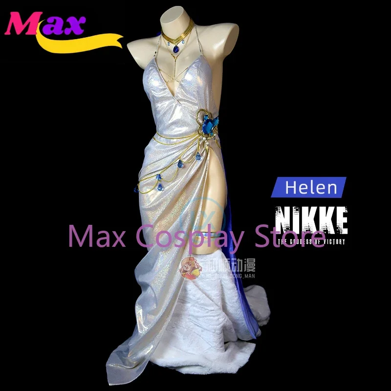 Max Game NIKKE Helen Cosplay Costume Sets White Elegant Sexy Dress Party Party Outfit Women Cos
Max Game NIKKE Helen Cosplay Costume Sets White Elegant Sexy Dress Party Party Outfit Women Cos
