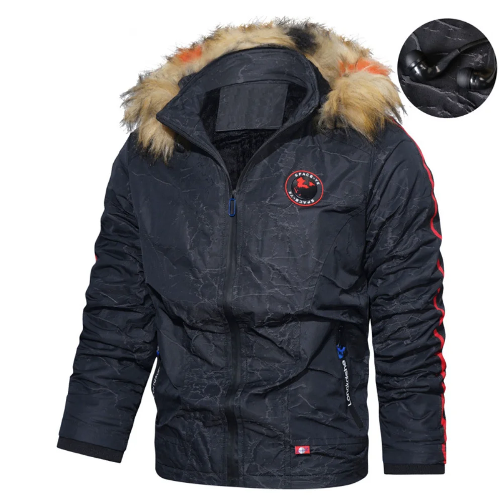 Pop Winter Jacket Men's Fur Collar Hooded Parka Casual Windbreaker Jacket
Pop Winter Jacket Men's Fur Collar Hooded Parka Casual Windbreaker Jacket