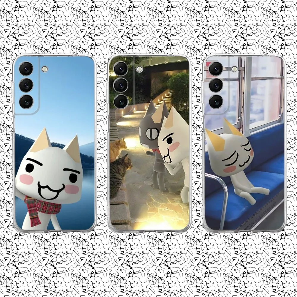 Cute Toro Inoue Cat Phone Case Silicone For Samsung S30,S23,21,22,20 Ultra,S20 FE lite,S10,9,PIus Note20ultra Cover Clear
Cute Toro Inoue Cat Phone Case Silicone For Samsung S30,S23,21,22,20 Ultra,S20 FE lite,S10,9,PIus Note20ultra Cover Clear