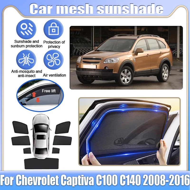 For Chevrolet Captiva C100 C140 2006-2018 Car Mesh Shades Window Sunshades Sunscreen Privacy Curtains Sun Visor Auto Accessories
For Chevrolet Captiva C100 C140 2006-2018 Car Mesh Shades Window Sunshades Sunscreen Privacy Curtains Sun Visor Auto Accessories