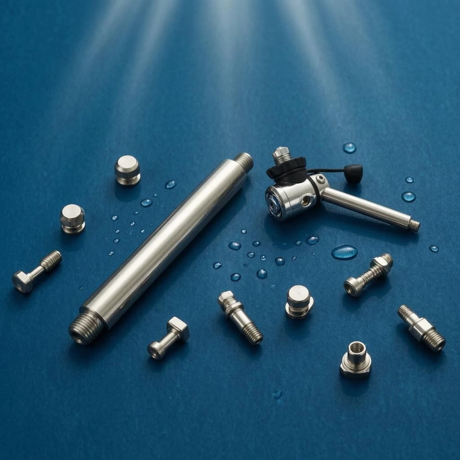 initialStage Regulator Rod Threaded Ends Regulator Fixing Rod Maintenance Tool Cylindrical Metal Body Dive Equipment 120 Mm
initialStage Regulator Rod Threaded Ends Regulator Fixing Rod Maintenance Tool Cylindrical Metal Body Dive Equipment 120 Mm