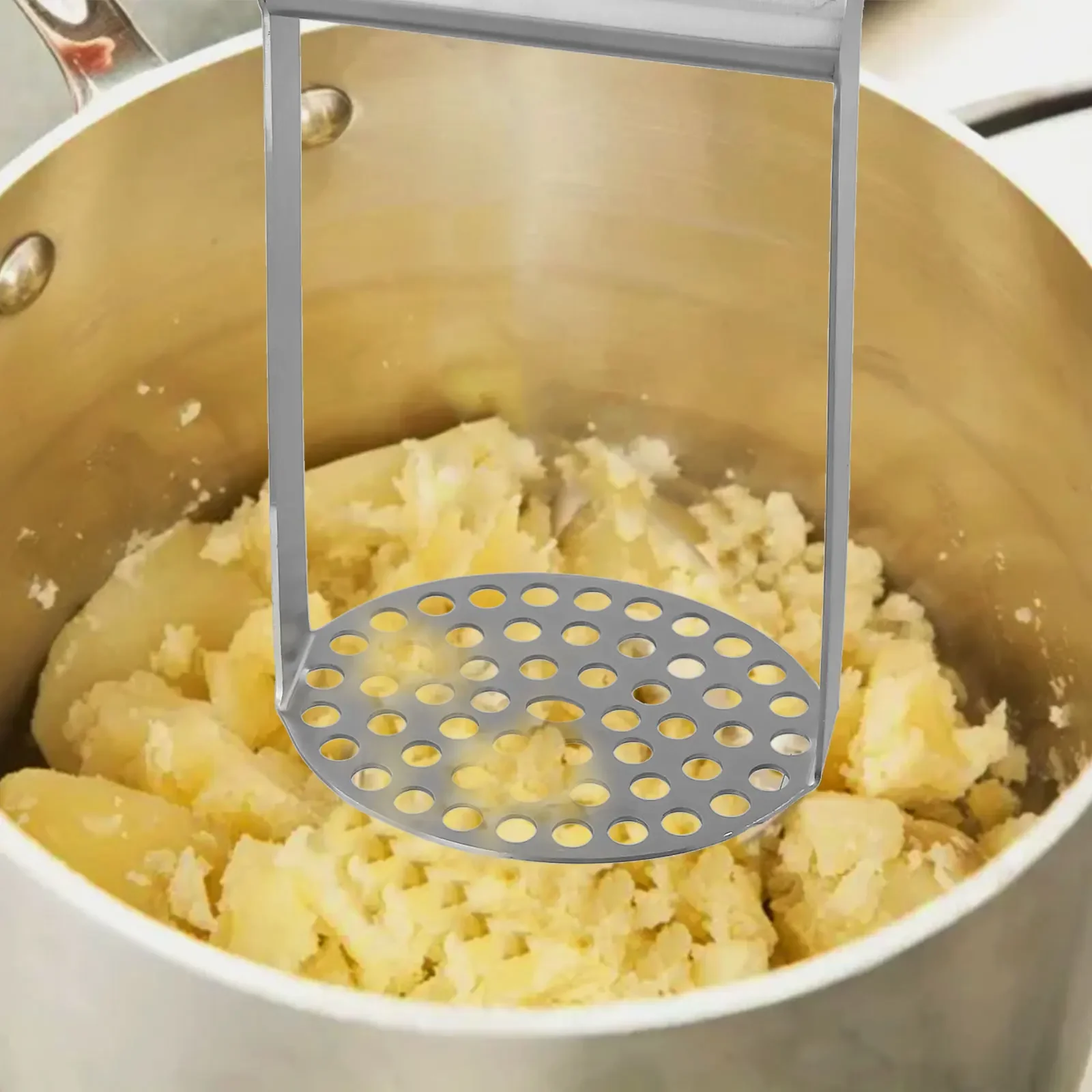 1pcs Stainless Steel Potato Masher Garlic Pumpkin Masher Creative Kitchen Vegetable Masher With Non-Slip Handle Kitchen Gadgets
1pcs Stainless Steel Potato Masher Garlic Pumpkin Masher Creative Kitchen Vegetable Masher With Non-Slip Handle Kitchen Gadgets