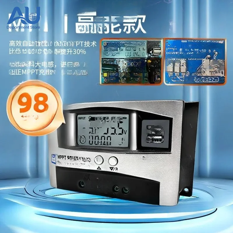 MPPT Solar Controller, Bluetooth APP Charging 12-60V Battery 150V Board Wide Voltage Step-down Controller
MPPT Solar Controller, Bluetooth APP Charging 12-60V Battery 150V Board Wide Voltage Step-down Controller