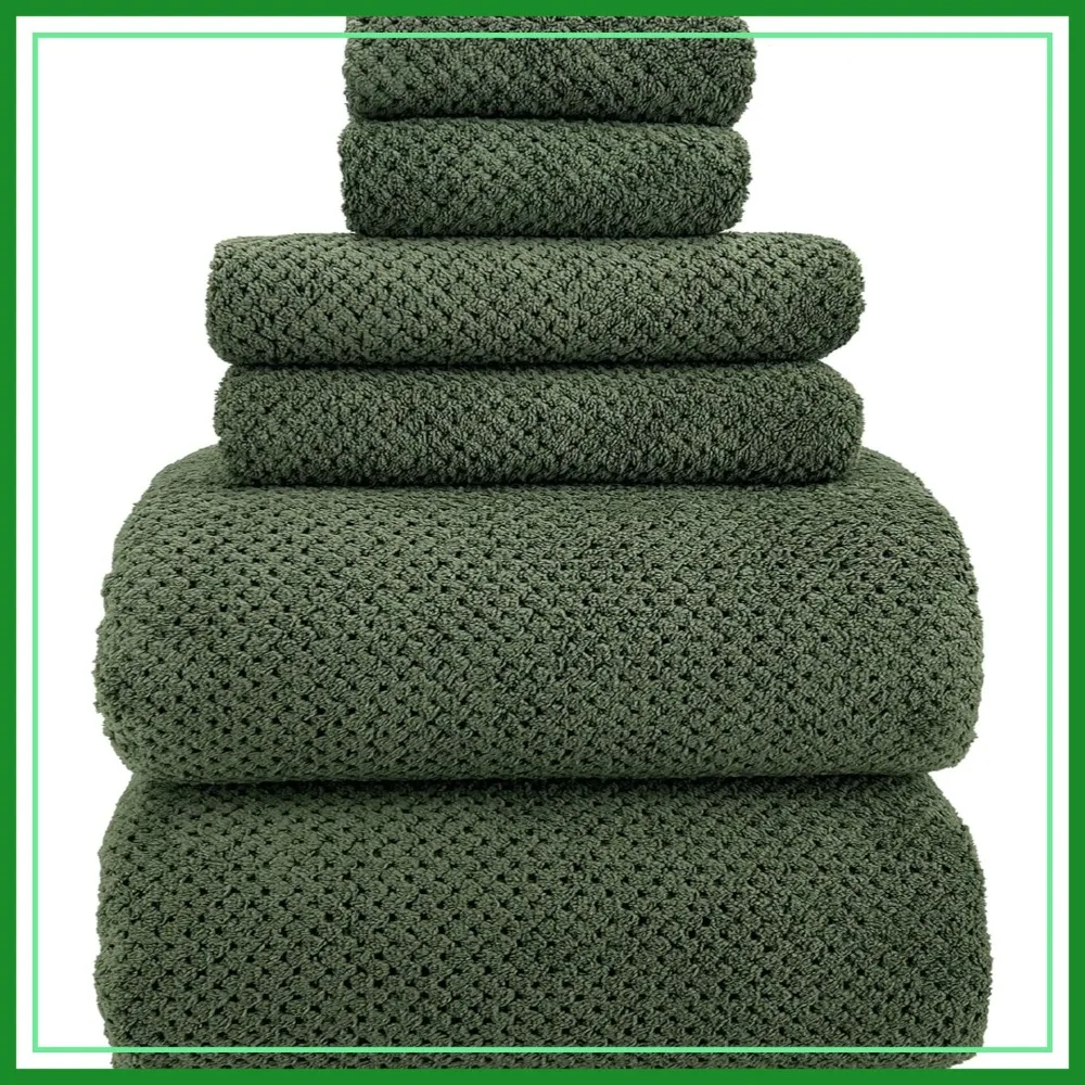 39x78 Inch Oversized Bath Sheets Set of 6 - Super Soft Microfiber Towels, Olive Green
39x78 Inch Oversized Bath Sheets Set of 6 - Super Soft Microfiber Towels, Olive Green