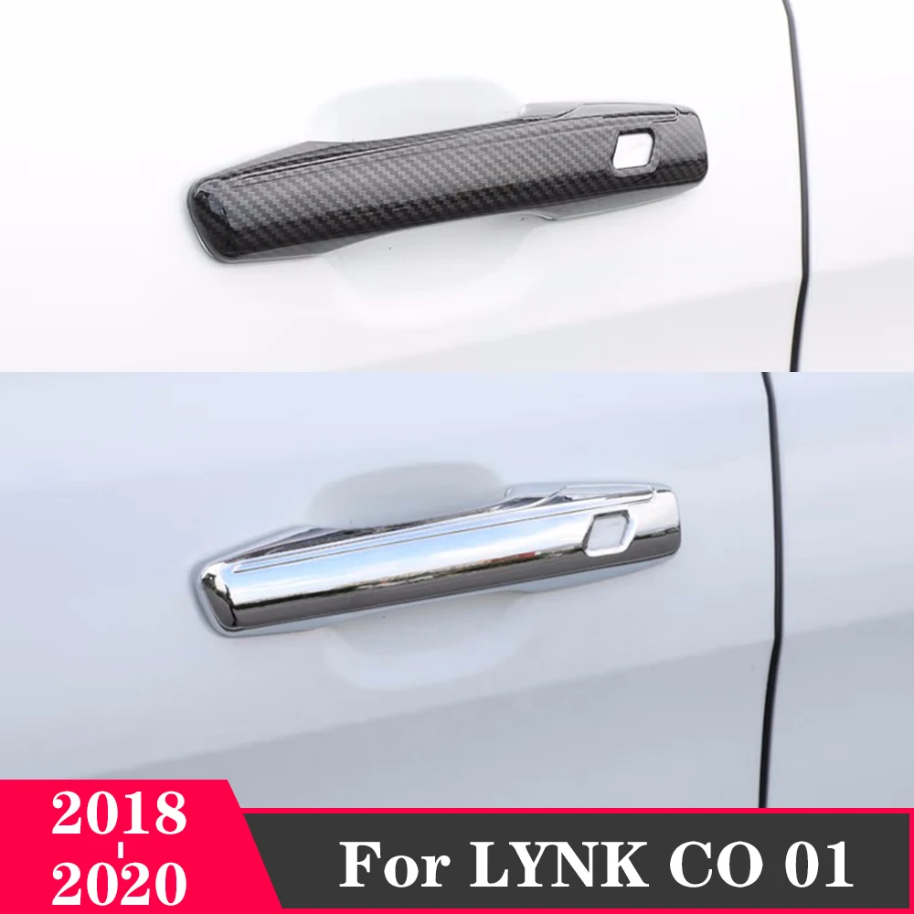 ABS Chrome Carbon Car Side door Window handle bowl decor sticker Cover Trim For LYNK CO 01 2018 2019 2020 Accessories
ABS Chrome Carbon Car Side door Window handle bowl decor sticker Cover Trim For LYNK CO 01 2018 2019 2020 Accessories