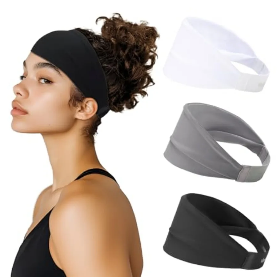 Sweat Absorb Headband for Men and Women, Athletic Headband for Running Yoga Workout, Wide Fashion Headband for Daily, 4" Width,
Sweat Absorb Headband for Men and Women, Athletic Headband for Running Yoga Workout, Wide Fashion Headband for Daily, 4" Width,