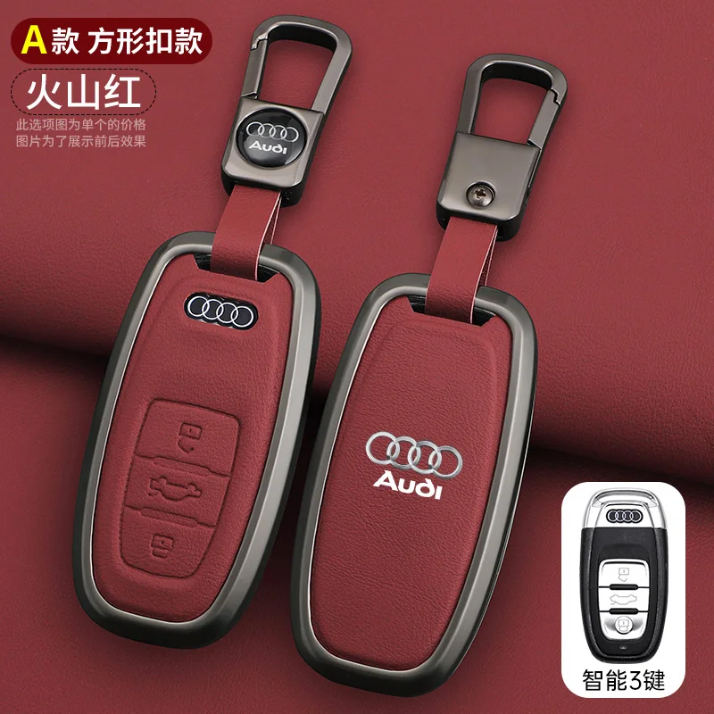 Leather Keychain Car Remote Key Case Cover Shell For Audi A1 A3 A4 8P 8L A5 B6 B7 A6 A7 C5 C6 Q3 Q5 Q7 4F S3 S6 RS3 TT Stickers
Leather Keychain Car Remote Key Case Cover Shell For Audi A1 A3 A4 8P 8L A5 B6 B7 A6 A7 C5 C6 Q3 Q5 Q7 4F S3 S6 RS3 TT Stickers