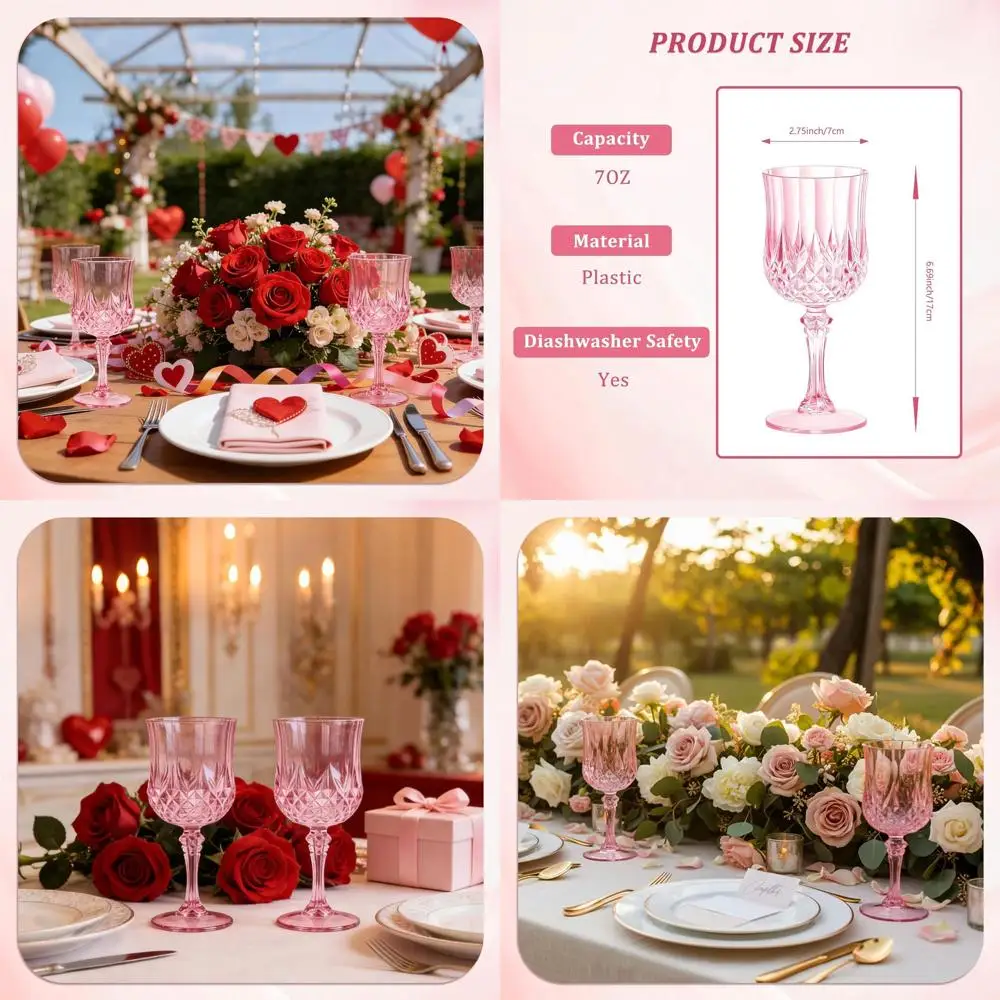 Набор из 48 розовых пластиковых бокалов для вина объемом 200 мл, идеально подходят для шампанского, кристально чистые, винтажного стиля, небьющиеся — идеально подходят для вечеринок
Набор из 48 розовых пластиковых бокалов для вина объемом 200 мл, идеально подходят для шампанского, кристально чистые, винтажного стиля, небьющиеся — идеально подходят для вечеринок