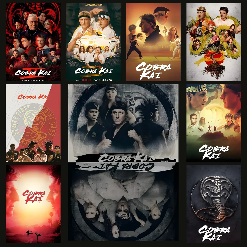 Classic Comedy Kung Fu Movies Cobra Kai Series Poster Self-adhesive Art Waterproof Paper Sticker Coffee House Wall Decor
Classic Comedy Kung Fu Movies Cobra Kai Series Poster Self-adhesive Art Waterproof Paper Sticker Coffee House Wall Decor