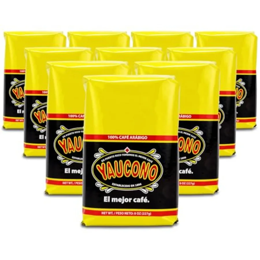 Yauco Ground Coffee Bagged 8 Ounce Pack of 10
Yauco Ground Coffee Bagged 8 Ounce Pack of 10