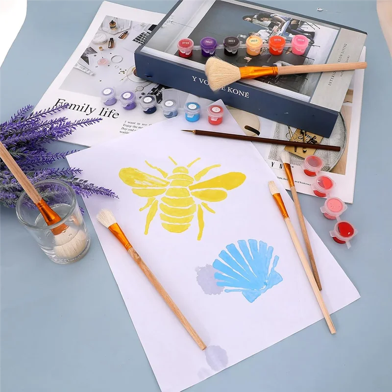 Высококачественный набор кистей для гончарной глазури в упаковке, для керамики, акриловой живописи, акварели и масляной живописи - набор кистей 
Высококачественный набор кистей для гончарной глазури в упаковке, для керамики, акриловой живописи, акварели и масляной живописи - набор кистей